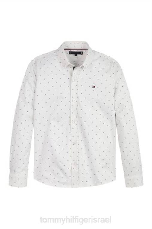 חולצת ג'רסי NX203030 לבן Tommy Hilfiger
