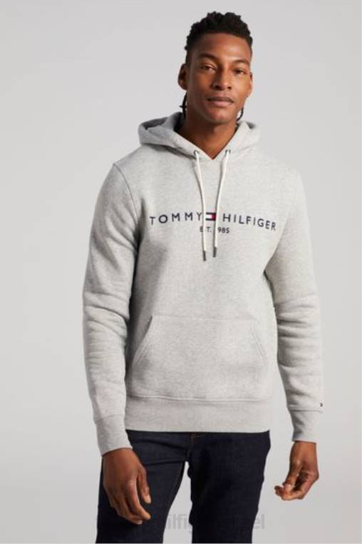 קפוצ'ון לוגו ליבה NX203031 אפור Tommy Hilfiger