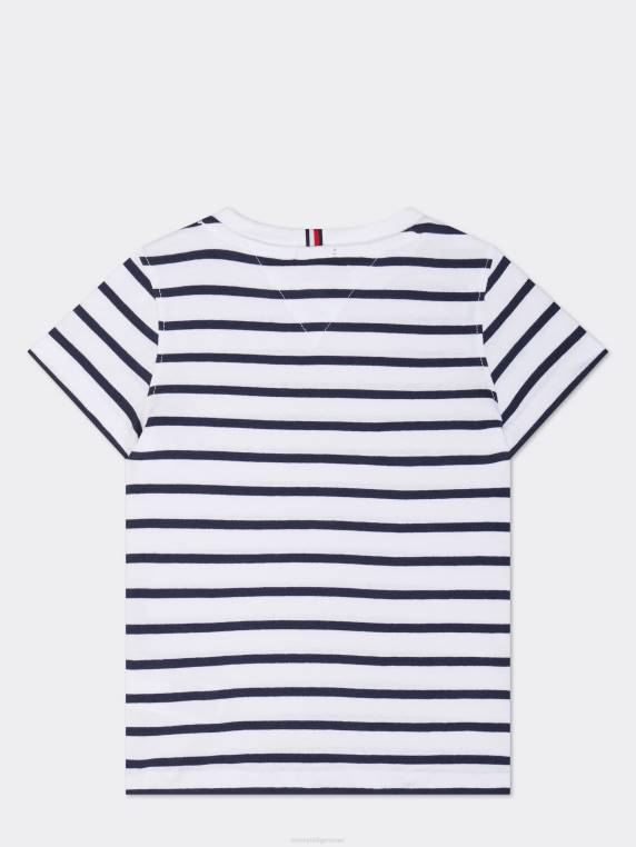 טי פס חיוני NX20303 לבן Tommy Hilfiger