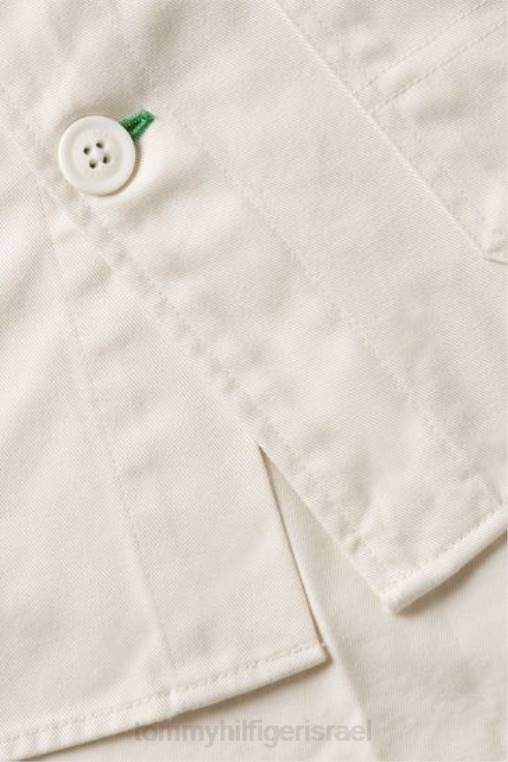 צריף אריג NX203055 לבן Tommy Hilfiger