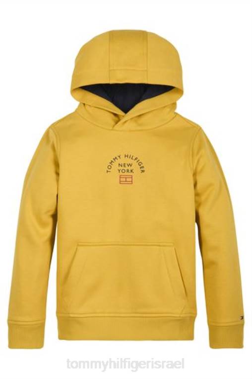קפוצ'ון לוגו NX203076 צהוב Tommy Hilfiger