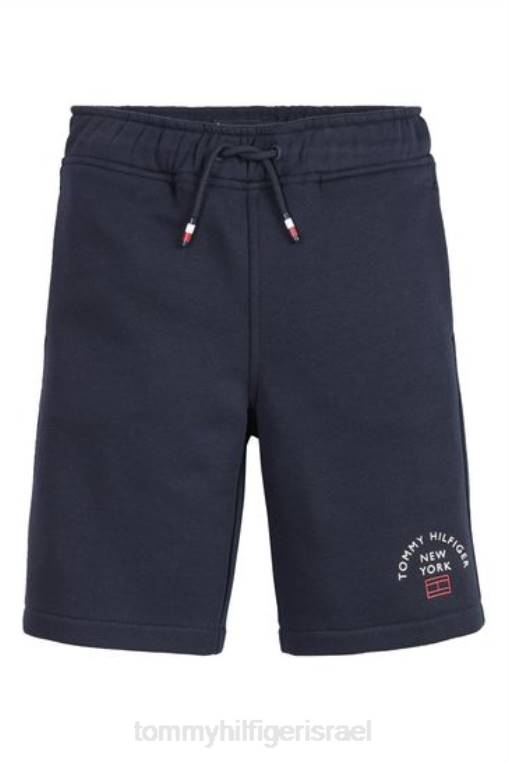 מכנסי זיעה קצרים עם לוגו NX203105 כְּחוֹל Tommy Hilfiger