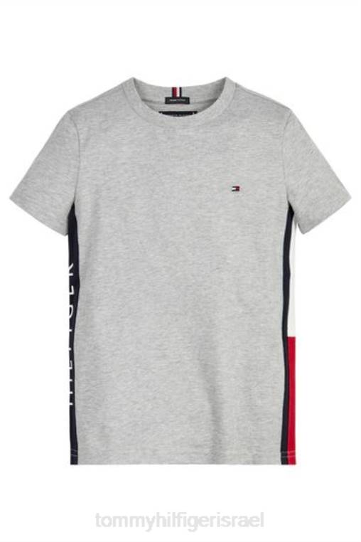 חולצת דגל NX203127 אפור Tommy Hilfiger