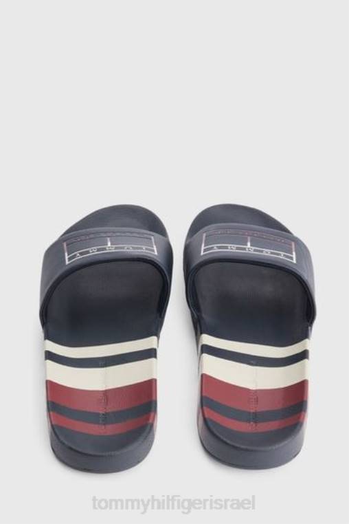 מגלשות בריכה מפוספסות NX203128 אָדוֹם Tommy Hilfiger