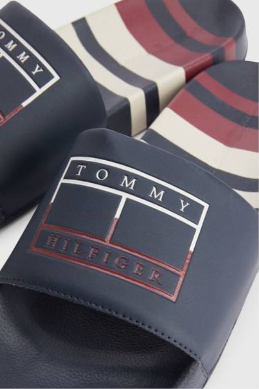 מגלשות בריכה מפוספסות NX203128 אָדוֹם Tommy Hilfiger