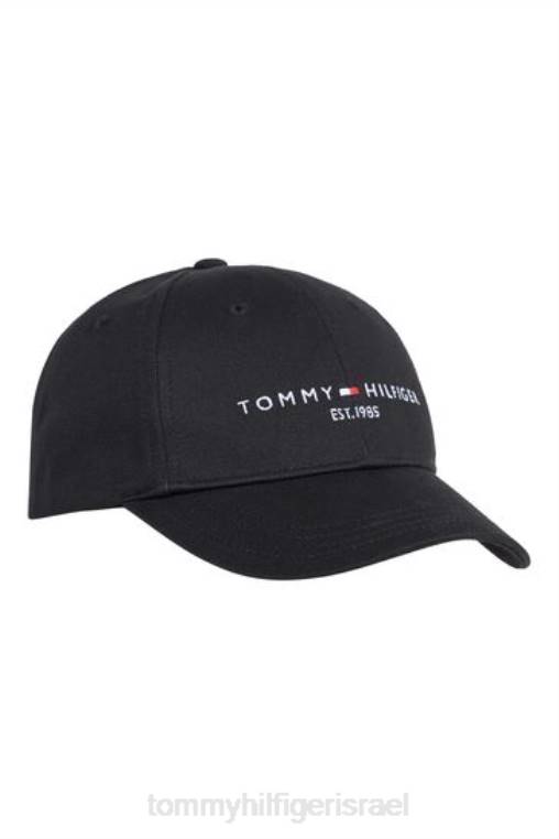 ילדים הקימו כובע NX203138 שָׁחוֹר Tommy Hilfiger