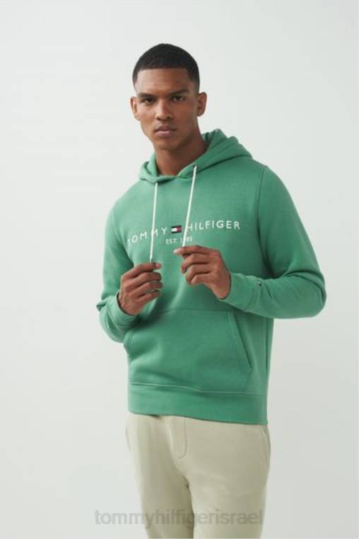 קפוצ'ון לוגו NX203147 ירוק Tommy Hilfiger