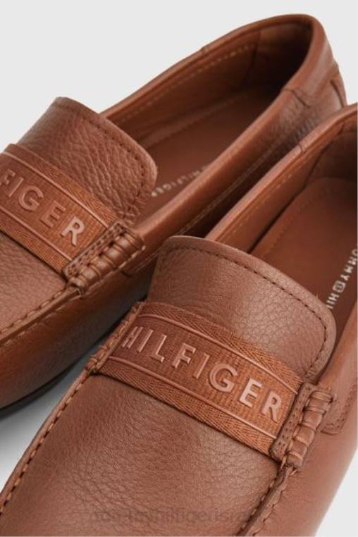 מכנסי עור NX203152 לְהִשְׁתַזֵף Tommy Hilfiger