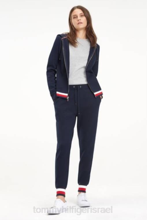 מכנסי טרנינג מורשת NX203154 שָׁחוֹר Tommy Hilfiger