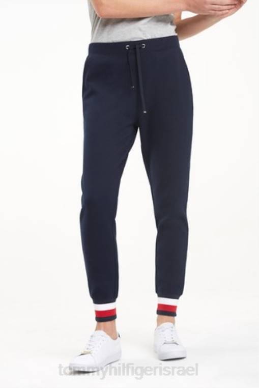 מכנסי טרנינג מורשת NX203154 שָׁחוֹר Tommy Hilfiger