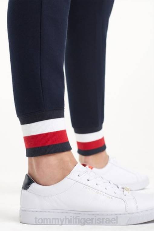 מכנסי טרנינג מורשת NX203154 שָׁחוֹר Tommy Hilfiger