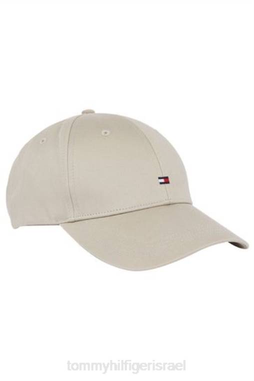 כובע בייסבול דגל טבעי NX203169 בז' Tommy Hilfiger
