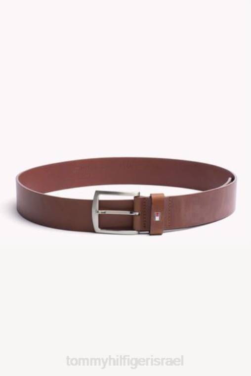 חגורת דנטון חדשה NX203178 חום שזוף Tommy Hilfiger