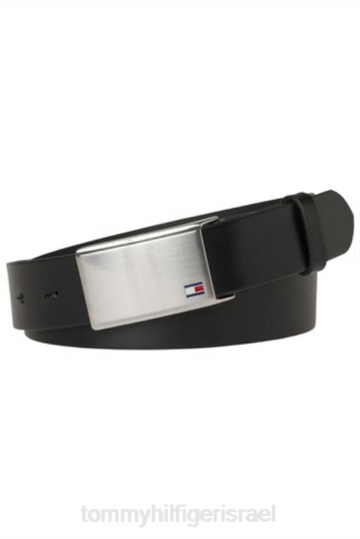 חגורת פלאק דגל מתכווננת NX203180 שָׁחוֹר Tommy Hilfiger