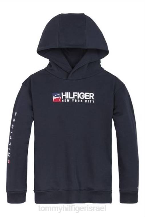 קפוצ'ון לוגו NX203190 כְּחוֹל Tommy Hilfiger