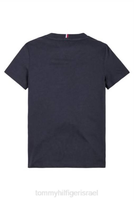 חולצת טריקו פסים גלובלית NX203205 כְּחוֹל Tommy Hilfiger