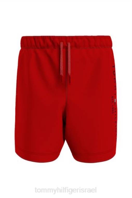 מכנסי ים קצרים מבוססים NX203211 אָדוֹם Tommy Hilfiger