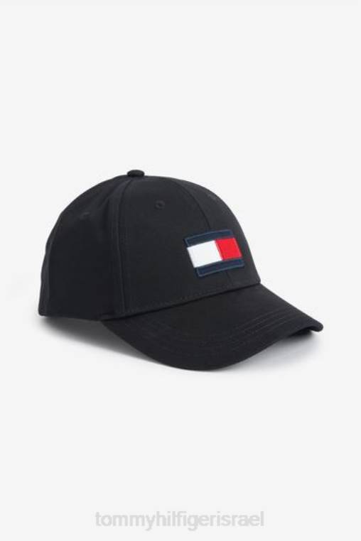 כובע בייסבול דגל גדול NX203212 שָׁחוֹר Tommy Hilfiger