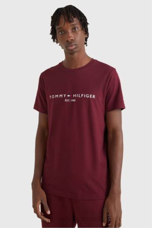 חולצת טריקו עם לוגו NX203221 אָדוֹם Tommy Hilfiger