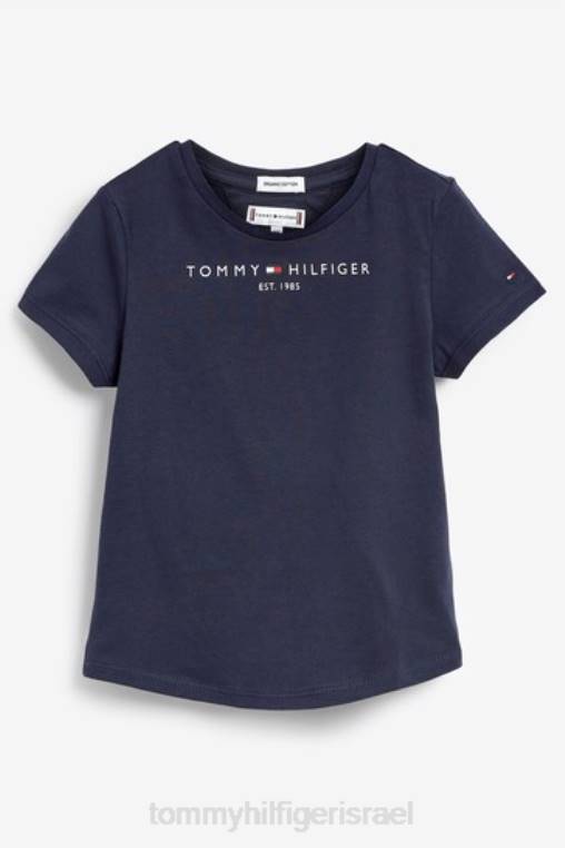 חולצת לוגו חיונית NX203222 כְּחוֹל Tommy Hilfiger