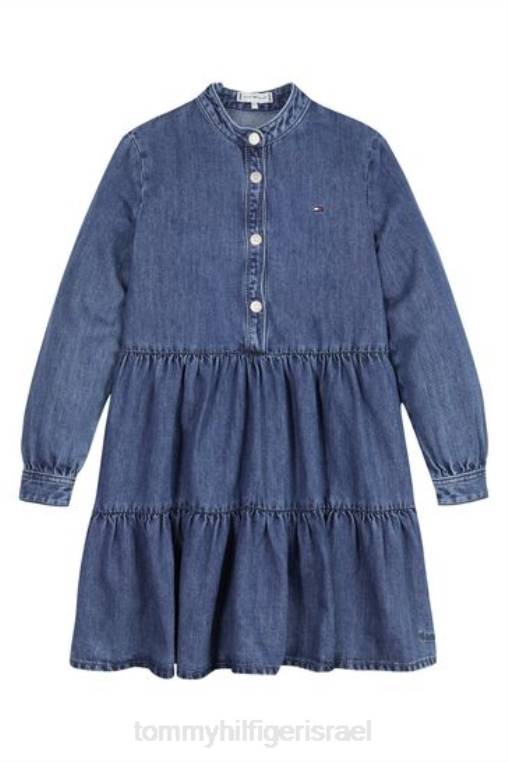 שמלת ג'ינס קנבוס NX203246 כְּחוֹל Tommy Hilfiger