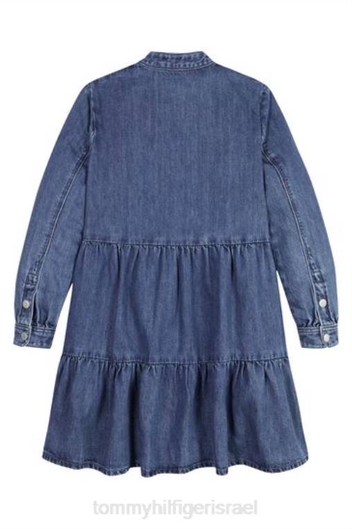 שמלת ג'ינס קנבוס NX203246 כְּחוֹל Tommy Hilfiger
