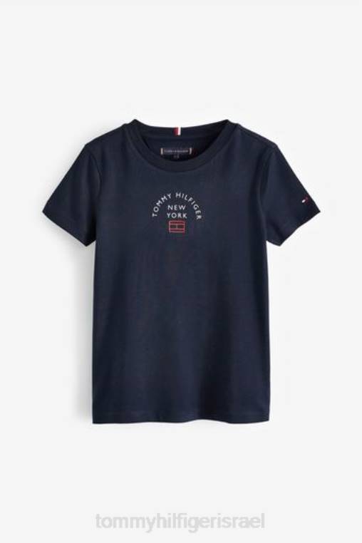 חולצת טריקו עם לוגו NX203249 כְּחוֹל Tommy Hilfiger