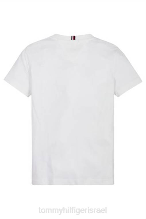 חולצת טריקו עם לוגו NX203252 לבן Tommy Hilfiger