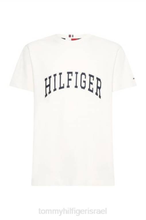 חולצת טריקו טבעית NX203263 לבן Tommy Hilfiger