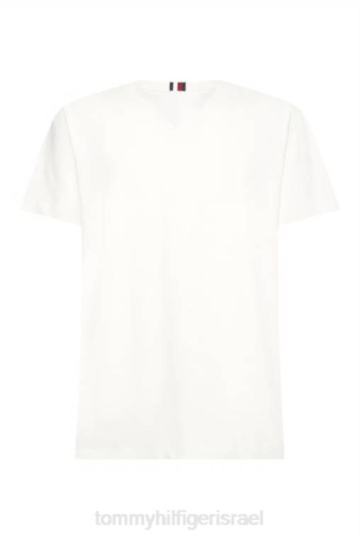 חולצת טריקו טבעית NX203263 לבן Tommy Hilfiger
