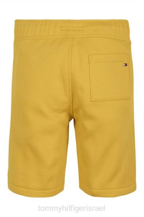 מכנסי זיעה קצרים עם לוגו NX203287 צהוב Tommy Hilfiger