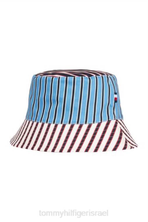 כובע דלי רך איקוני NX203291 כְּחוֹל Tommy Hilfiger