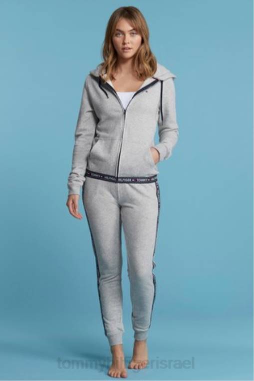 מכנסי ספורט NX203302 אפור Tommy Hilfiger