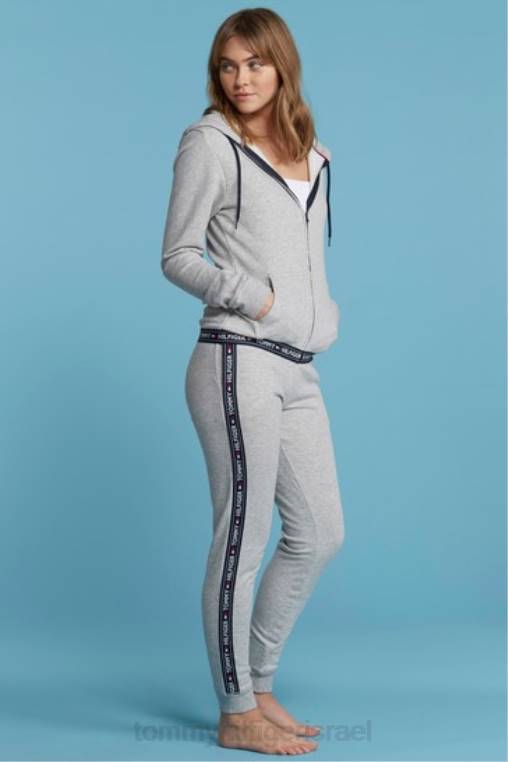 מכנסי ספורט NX203302 אפור Tommy Hilfiger