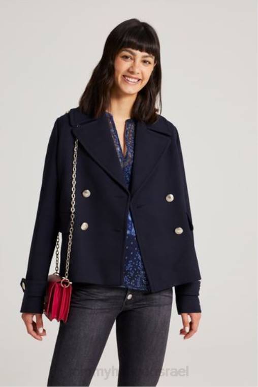 תערובת צמר טווס NX203303 כְּחוֹל Tommy Hilfiger