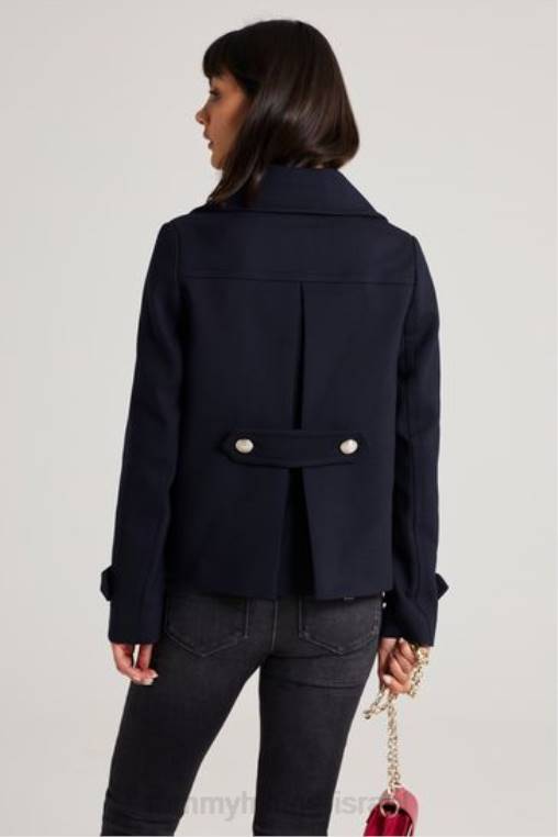 תערובת צמר טווס NX203303 כְּחוֹל Tommy Hilfiger