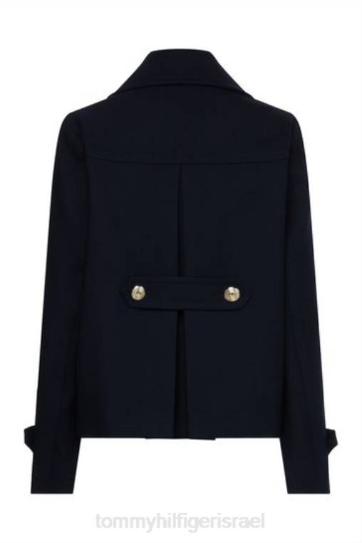 תערובת צמר טווס NX203303 כְּחוֹל Tommy Hilfiger