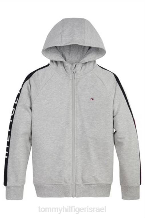 דגל רוכסן דרך מגשר NX203318 אפור Tommy Hilfiger