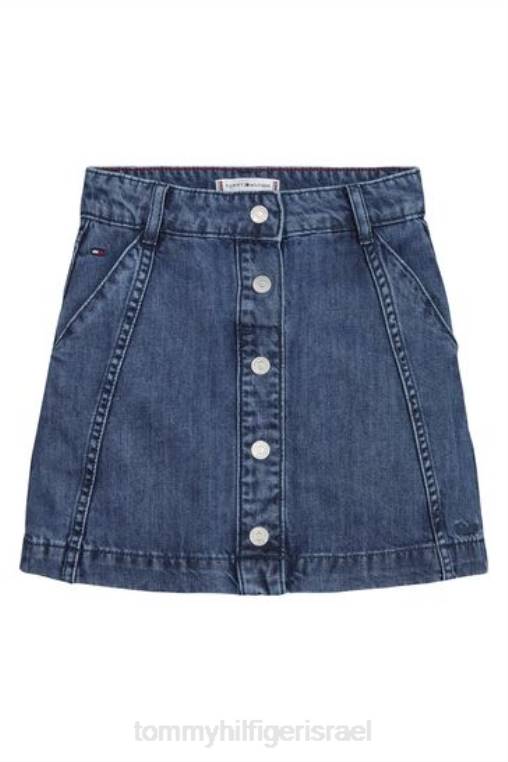 חצאית ג'ינס קנבוס NX203333 כְּחוֹל Tommy Hilfiger