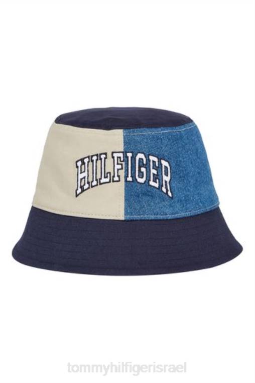 כובע דלי קולגיאלי כחול NX203334 חיל הים Tommy Hilfiger