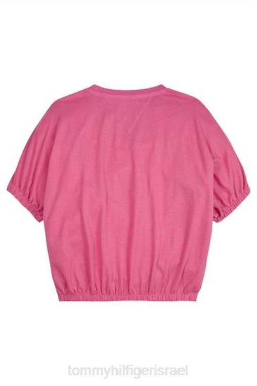 חולצת טריקו רקומה NX203354 וָרוֹד Tommy Hilfiger