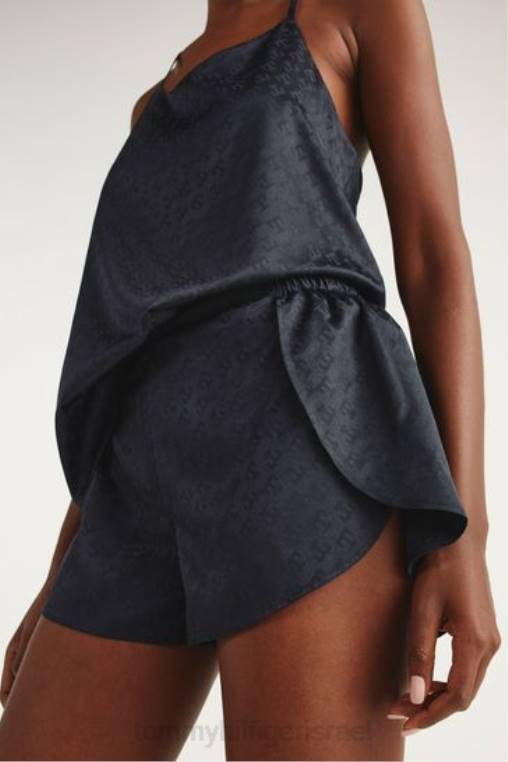 סט פיג'מות סאטן NX203368 כְּחוֹל Tommy Hilfiger