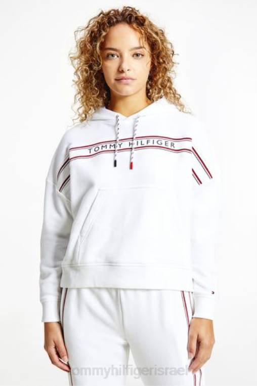 קפוצ'ון קלאסי NX203384 לבן Tommy Hilfiger