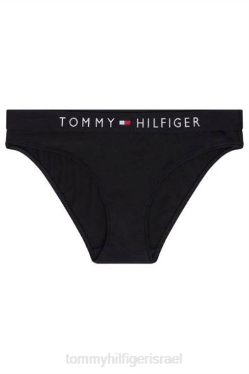 תחתוני ביקיני מקוריים NX203389 שָׁחוֹר Tommy Hilfiger