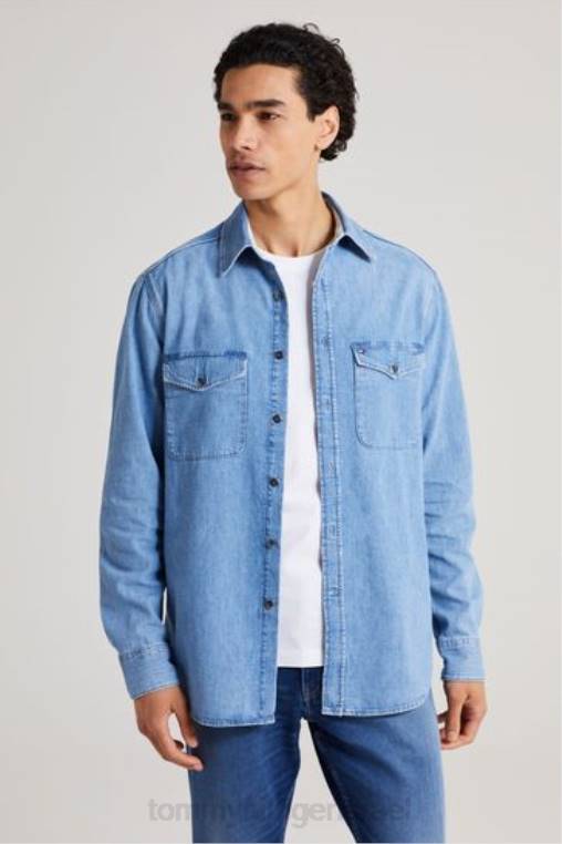 חולצת ג'ינס NX203396 כְּחוֹל Tommy Hilfiger