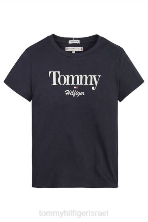 חולצת טי נצנצים גרפית NX203399 כְּחוֹל Tommy Hilfiger