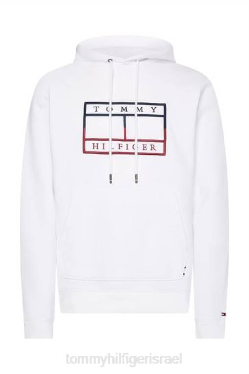 קפוצ'ון מתאר דגל NX203402 לבן Tommy Hilfiger