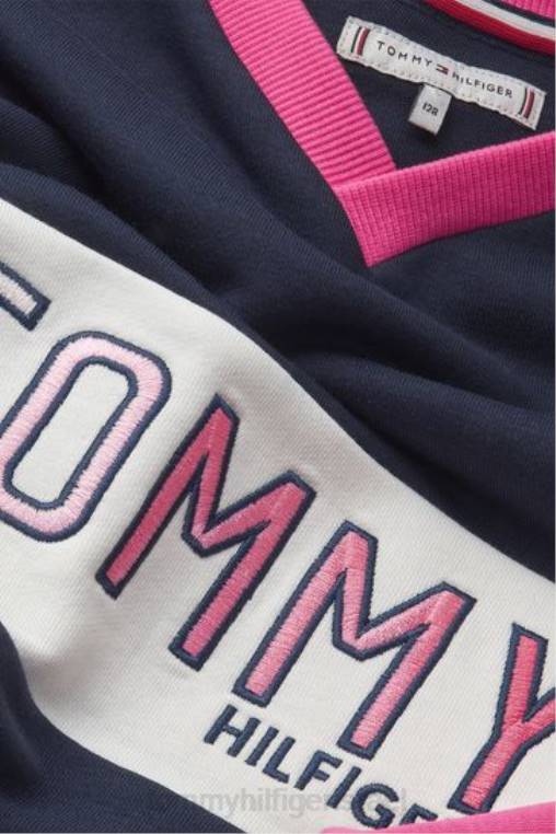 סווטשירט קולורבלוק NX203407 כְּחוֹל Tommy Hilfiger