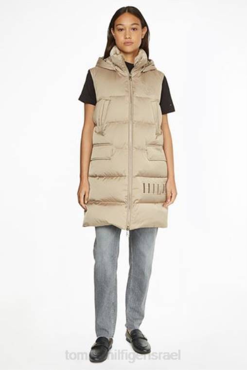 סאטין ג'ילט NX203409 בז' Tommy Hilfiger