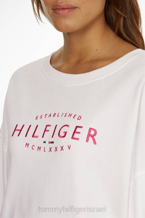 מגשר ממותג טבעי NX203423 לבן Tommy Hilfiger